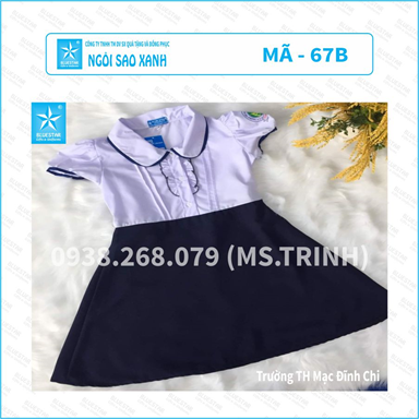 ÁO HỌC SINH NỮ - TIỂU HỌC MẠC ĐỈNH CHI